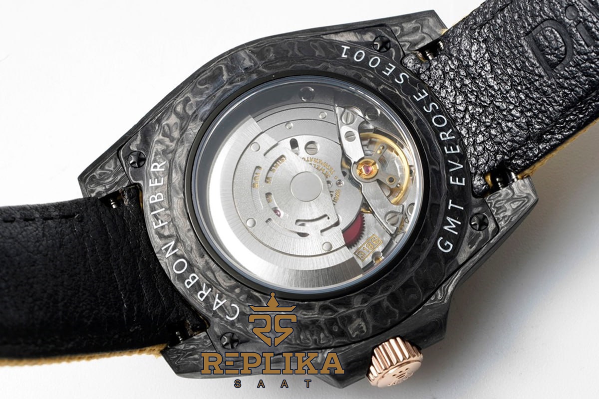 Rolex GMT-Master II Meteorite Diw 40 Carbon Case Everose 3186 Super Clone ETA