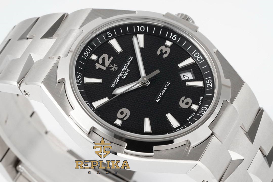 Vacheron Constantine Overseas 47040 Siyah Kadran 42mm Otomatik Super Clone ETA