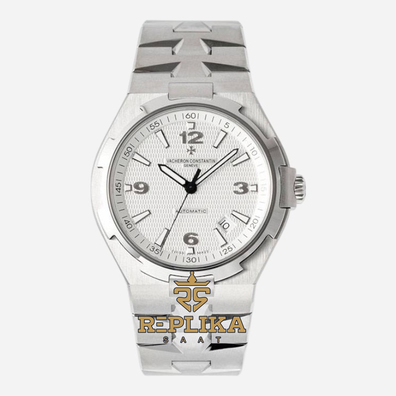 Vacheron Constantine Overseas 47040 Beyaz Kadran 42mm Otomatik Super Clone ETA
