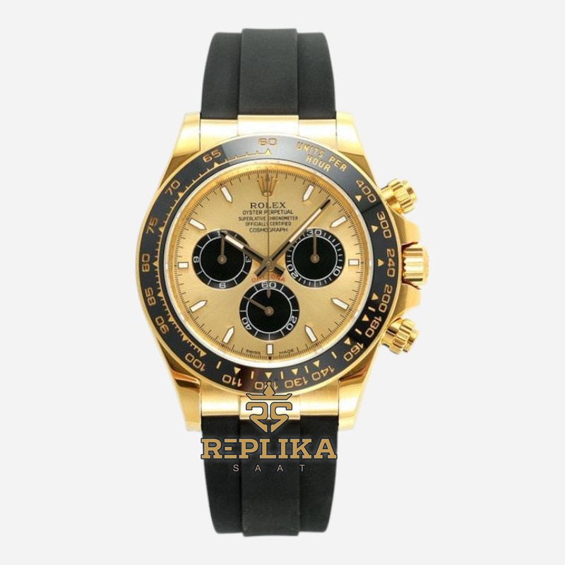 Rolex Daytona 126518 Gold 904L Kasa Gold Kadran 4131 Super Clone ETA