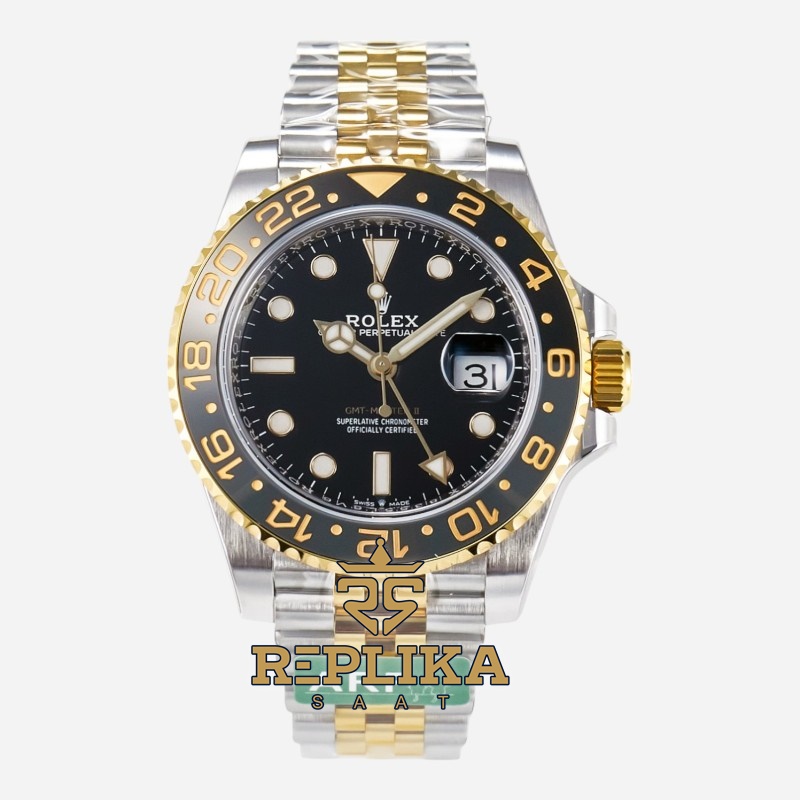Rolex GMT-Master II 40mm 126713GRNR ARF Zombie Bumblebee Two Tone Yellow Gold Jubile 3285 ETA