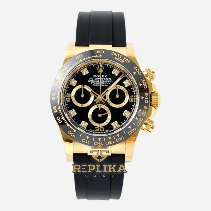 Rolex Daytona 126518LN Taşlı Kadran Oysterflex 4131 Super Clone ETA