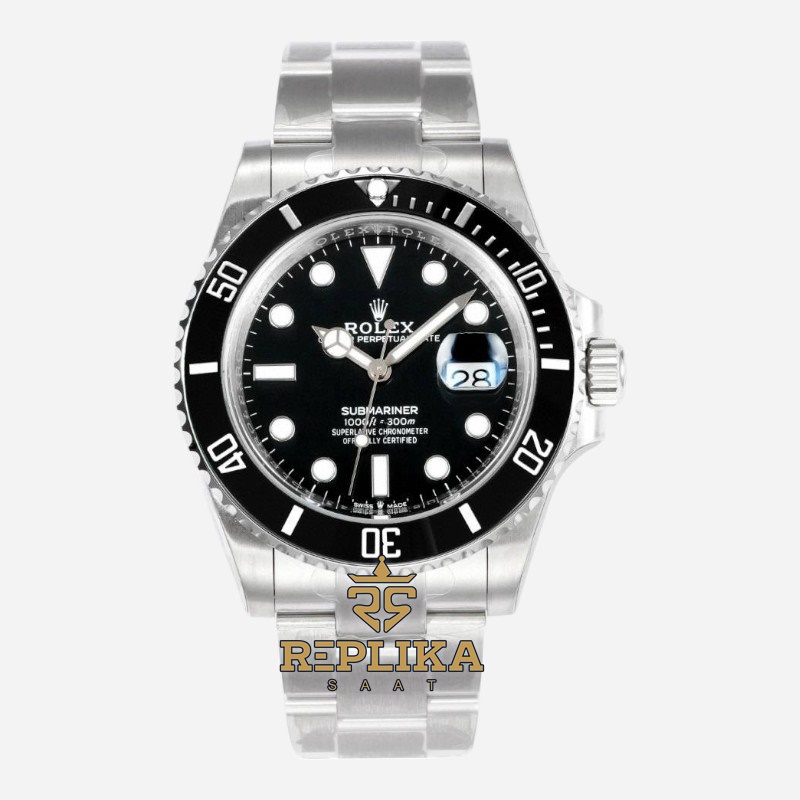 Rolex Submariner 126610LN VSF Siyah Kadran 41mm 904L Çelik 3235 Super Clone ETA