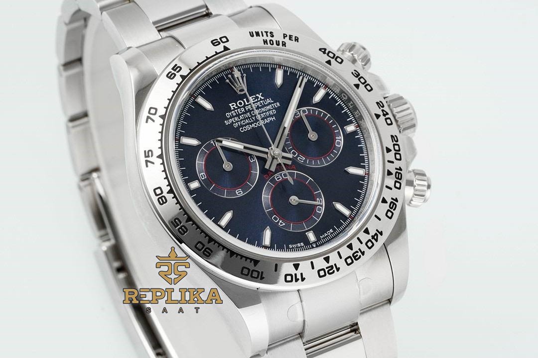 Rolex Daytona 126509 Mavi Kadran 904L Çelik 4131 Super Clone ETA